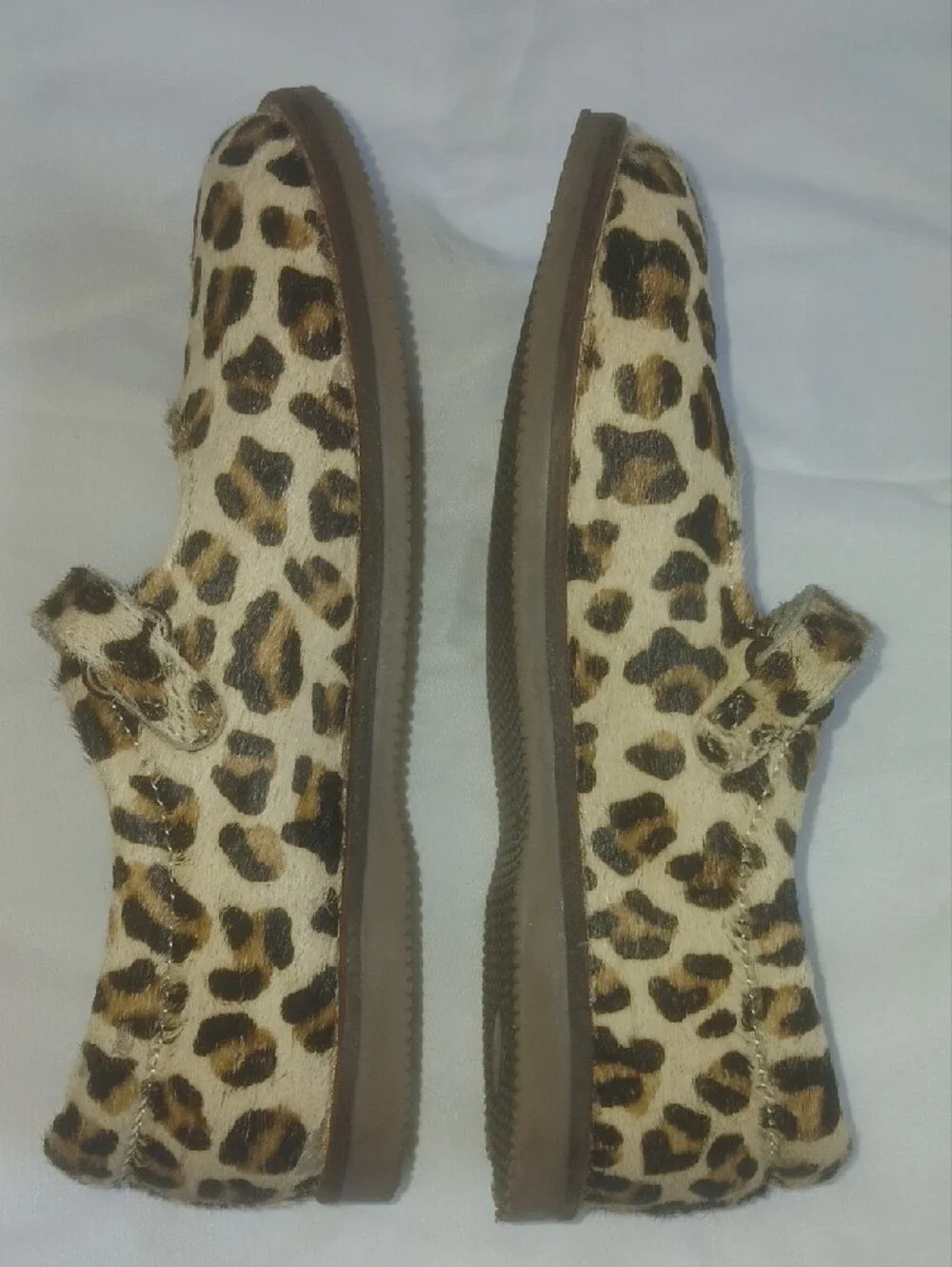 Leopard Print Mary Jane Girls' Dress Shoes - Beige Brown